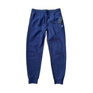 NWT Fabletics Joggers Mens XL TALL Long‎ Navy Blue Fleece Athletic Sweatpants